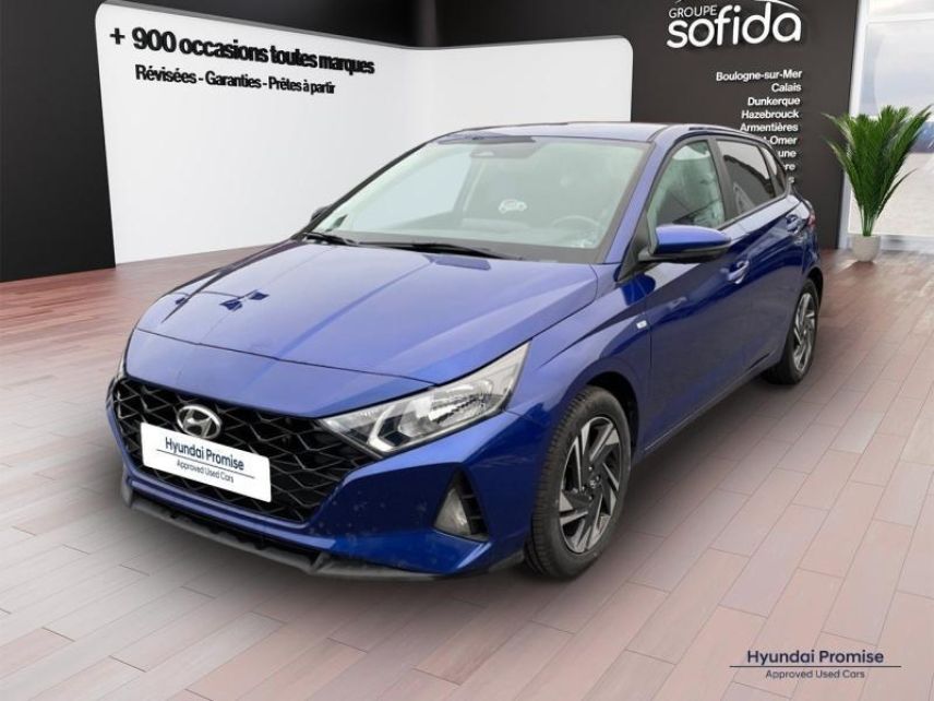 59410 : Hyundai Valenciennes - ADNH - HYUNDAI i20 - i20 - Intense Blue Métal - Traction - Essence/Micro-Hybride
