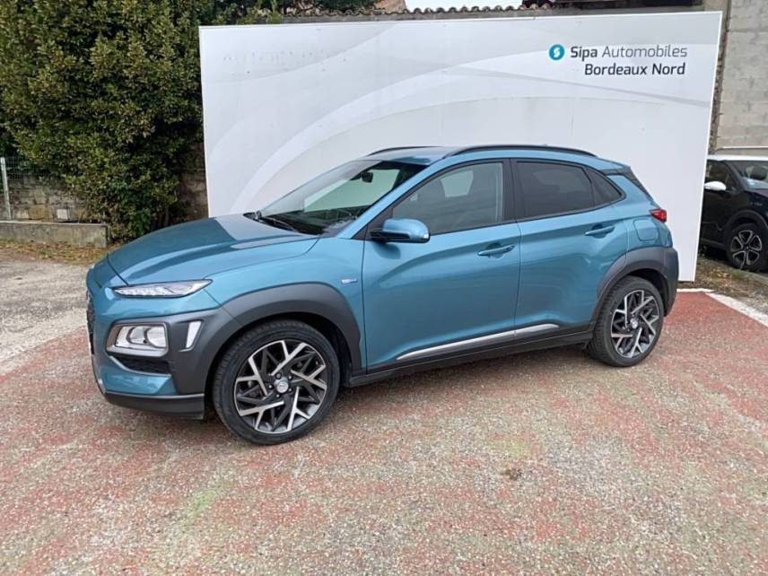 33110 : Hyundai Bordeaux Nord Le Bouscat - Sipa Automobiles - HYUNDAI KONA HYBRID Creative - KONA - Bleu - Automate sequentiel - Essence / Courant électrique