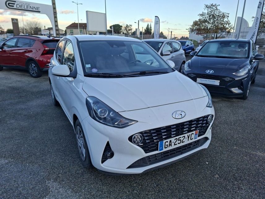 30100 : Hyundai Alès - Auto Hall - HYUNDAI i10 Creative - i10 III - Blanc - Boîte automatisée - Essence sans plomb