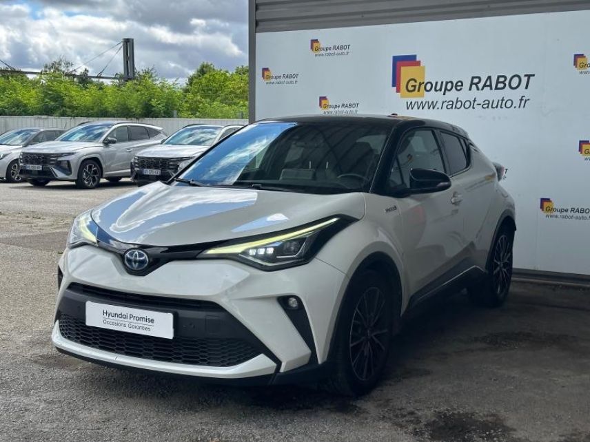 78310 : Hyundai Coignières - Socohy | Groupe Rabot - TOYOTA C-HR - C-HR - Blanc Nacré bi-ton - Traction - Hybride : Essence/Electrique
