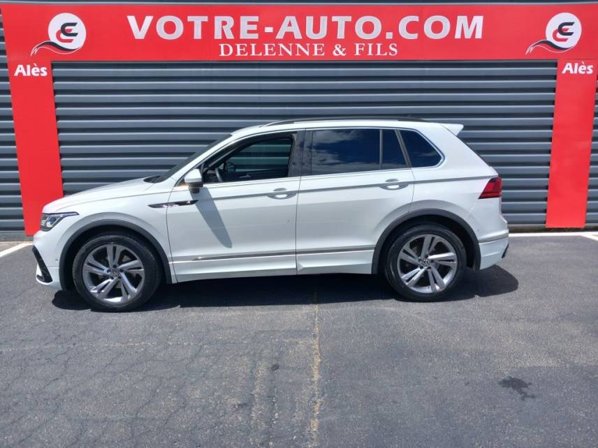 30100 : Hyundai Alès - Auto Hall - VOLKSWAGEN TIGUAN R-Line - TIGUAN II - Blanc - Automate sequentiel - Diesel