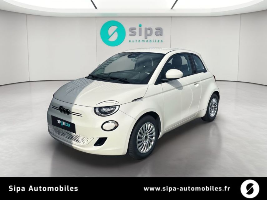 33140 : Hyundai - Sipa Automobiles – Bordeaux Sud - Villenave d’Ornon - FIAT 500e BERLINE Nouvelle 500 - 500 III ELECTRIQUE - Blanc - Automate à fonct. Continu - Courant électrique