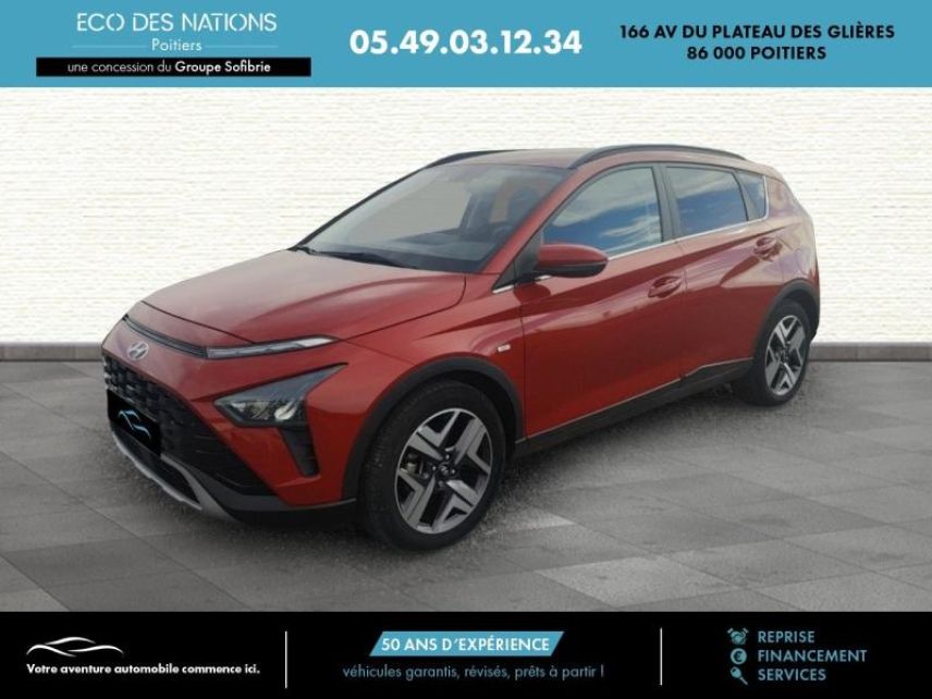 86000 : Hyundai Poitiers - Eco des Nations - HYUNDAI Bayon - Bayon - Rouge - Traction - Essence/Micro-Hybride