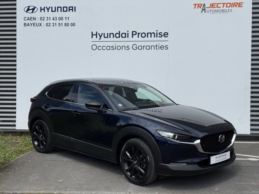 14100 : Hyundai Lisieux - Trajectoire Automobiles - MAZDA CX-30 - CX-30 - Deep Crystal Blue Mica - Traction - Essence/Micro-Hybride