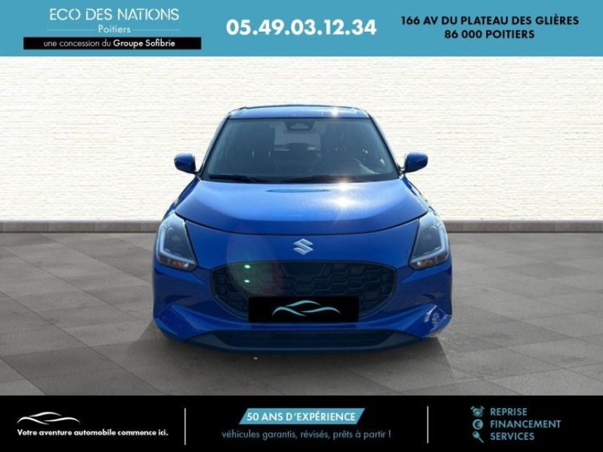 86000 : Hyundai Poitiers - Eco des Nations - SUZUKI Swift - Swift - Frontier Blue Pearl Metal - Traction - Essence/Micro-Hybride