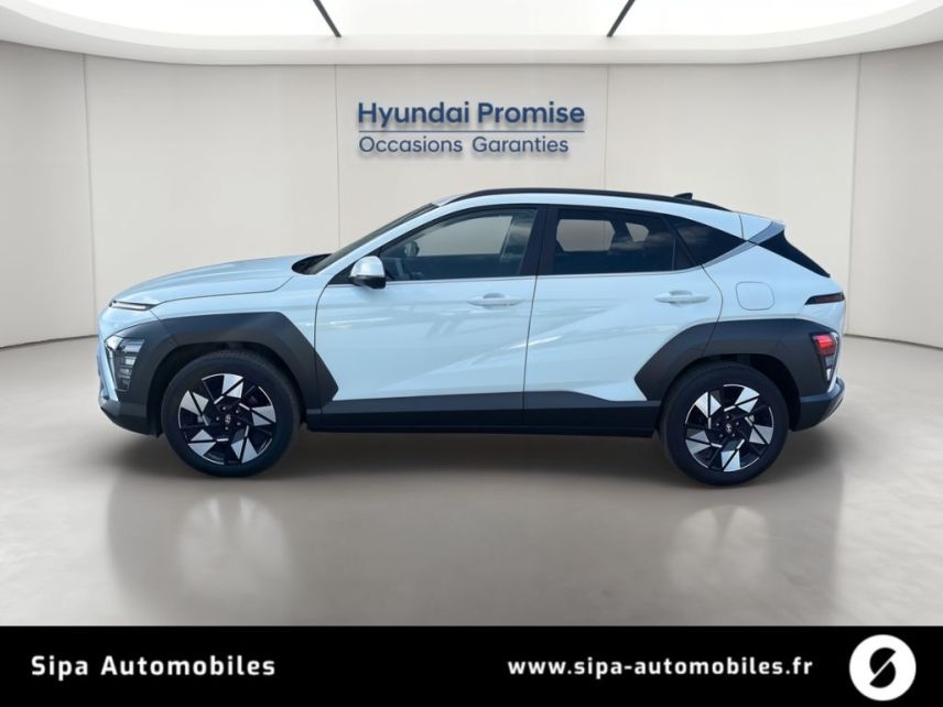 33110 : Hyundai Bordeaux Nord Le Bouscat - Sipa Automobiles - HYUNDAI KONA Executive - KONA II - Blanc - Automate sequentiel - Essence / Courant électrique