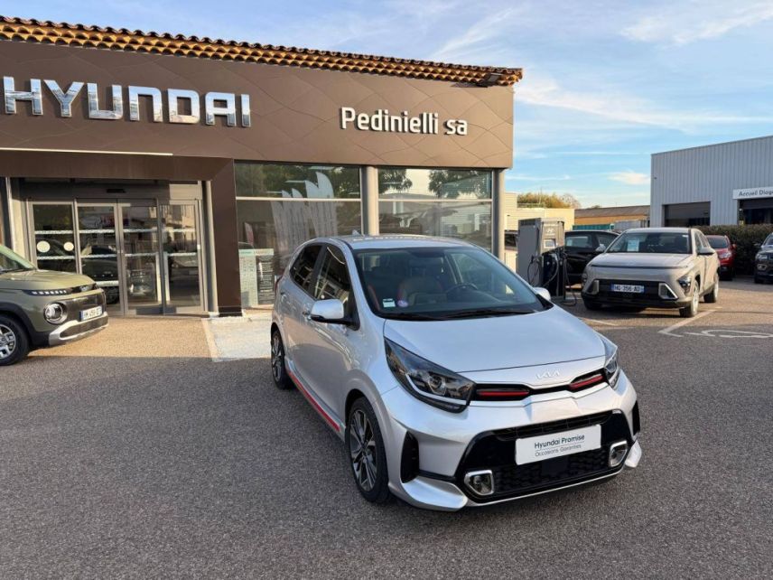 84120 : Hyundai PERTUIS - SA PEDINIELLI - KIA PICANTO GT Line Premium - PICANTO III - Gris - Boîte automatisée - Essence sans plomb