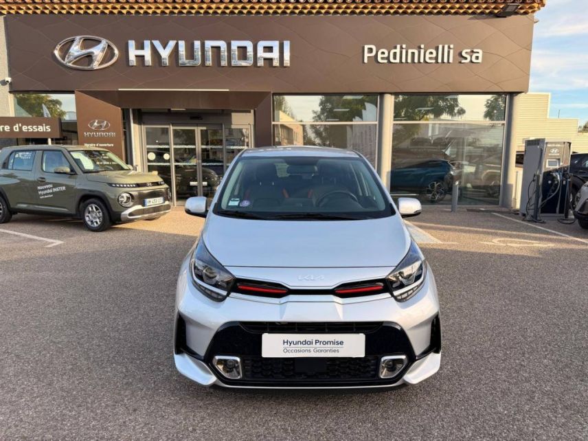 84120 : Hyundai PERTUIS - SA PEDINIELLI - KIA PICANTO GT Line Premium - PICANTO III - Gris - Boîte automatisée - Essence sans plomb