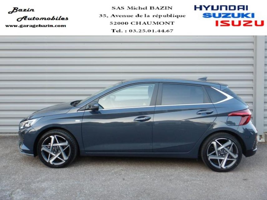 52000 : Hyundai Chaumont - Garage Michel Bazin - HYUNDAI i20 - i20 - Aurora Grey Métal - Traction - Essence/Micro-Hybride