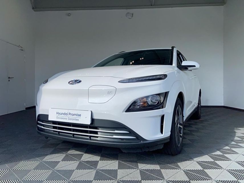 85000 : Hyundai MoceanRent | La Roche-sur-Yon - Océane Auto - HYUNDAI KONA ELECTRIC Intuitive - KONA ELECTRIQUE - Blanc - Automate à fonct. Continu - Courant électrique