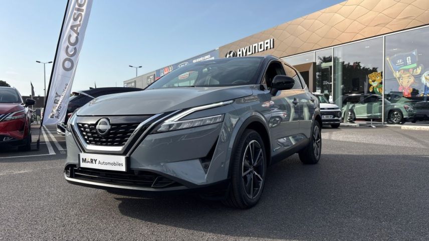 02100 : Hyundai Saint-Quentin - Mary Automobiles - NISSAN QASHQAI N-Connecta - QASHQAI III - GRIS SHARK - Automate à fonct. Continu - Essence / Courant électrique