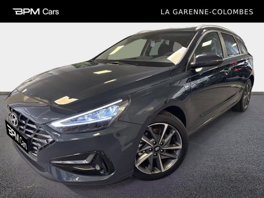 92250 : Hyundai La Garenne-Colombes - BPM Cars - HYUNDAI i30 SW - i30 SW - Teal Blue Métal - Traction - Essence/Micro-Hybride