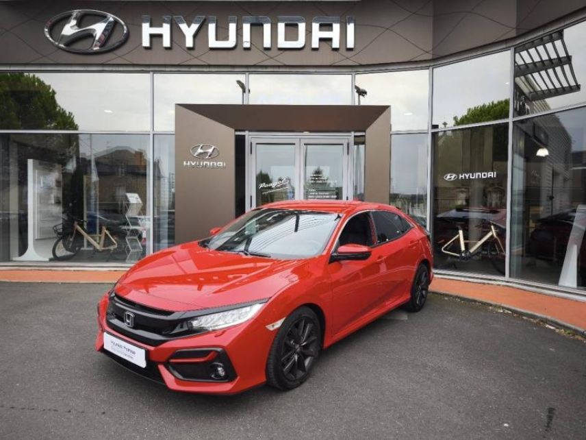 19100 : Hyundai Brive-la-Gaillarde - Garage Pouget - HONDA Civic - Civic - Rouge - Traction - Essence