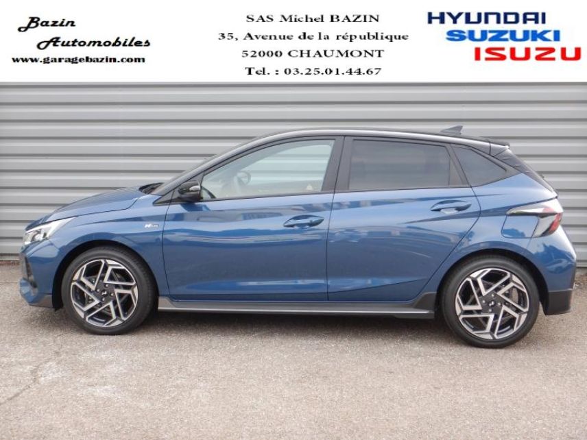 52000 : Hyundai Chaumont - Garage Michel Bazin - HYUNDAI i20 - i20 - Vibrant Blue Métal/Toit+rétros Black - Traction - Essence