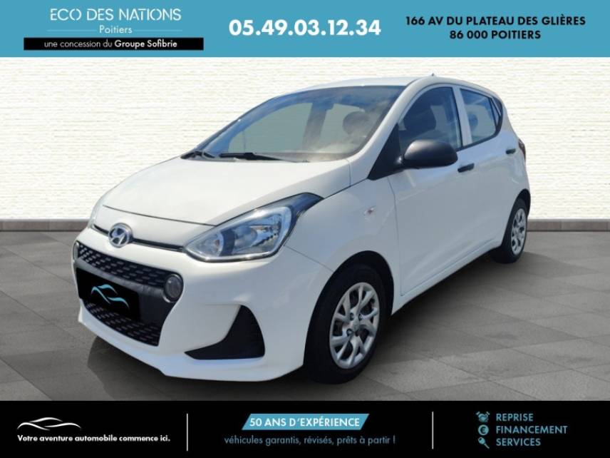 86000 : Hyundai Poitiers - Eco des Nations - HYUNDAI i10 - i10 - Blanc - Traction - Essence