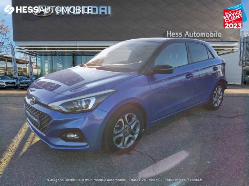 67800 : Hyundai Strasbourg - HESS Automobile - HYUNDAI i20 - i20 - Champion Blue/Toit rétro Phantom Black - Traction - Essence