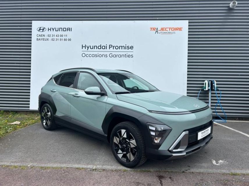 14100 : Hyundai Lisieux - Trajectoire Automobiles - HYUNDAI Kona - Kona - Vert - Traction - Hybride : Essence/Electrique