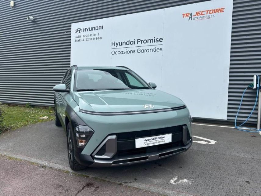 14100 : Hyundai Lisieux - Trajectoire Automobiles - HYUNDAI Kona - Kona - Vert - Traction - Hybride : Essence/Electrique