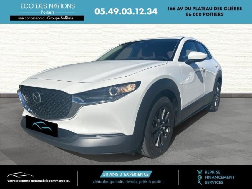 86000 : Hyundai Poitiers - Eco des Nations - MAZDA CX-30 - CX-30 - Blanc - Traction - Essence/Micro-Hybride