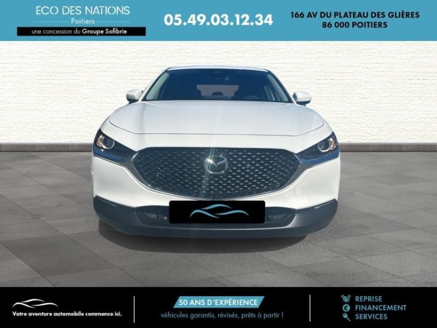 86000 : Hyundai Poitiers - Eco des Nations - MAZDA CX-30 - CX-30 - Blanc - Traction - Essence/Micro-Hybride