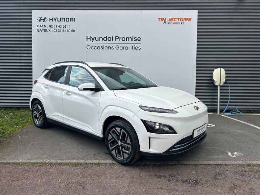 14100 : Hyundai Lisieux - Trajectoire Automobiles - HYUNDAI Kona - Kona - Serenity White Métal - Traction - Electrique