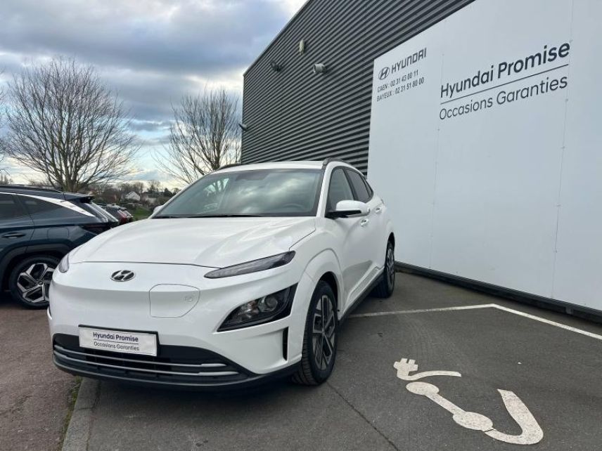 14100 : Hyundai Lisieux - Trajectoire Automobiles - HYUNDAI Kona - Kona - Serenity White Métal - Traction - Electrique