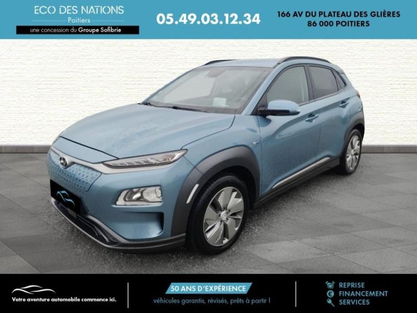 86000 : Hyundai Poitiers - Eco des Nations - HYUNDAI Kona - Kona - Bleu - Traction - Electrique