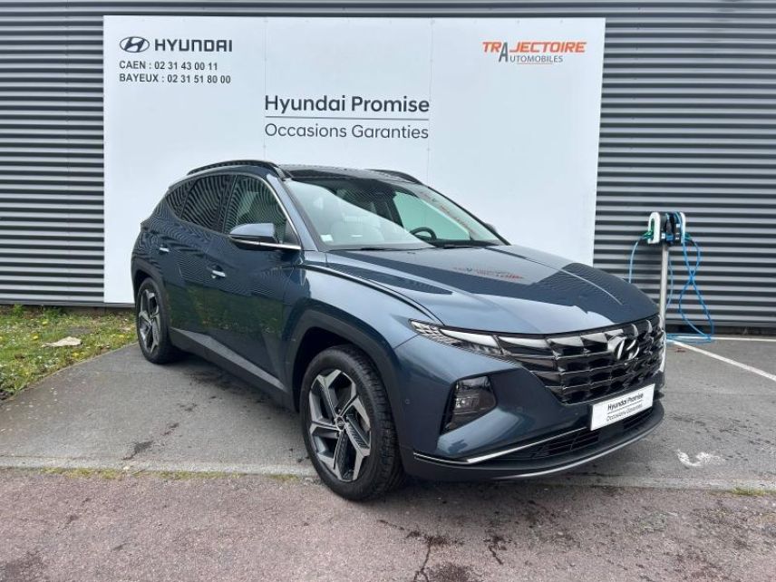 14100 : Hyundai Lisieux - Trajectoire Automobiles - HYUNDAI Tucson - Tucson - Teal Blue Métal - Transmission intégrale - Hybride rechargeable : Essence/Electrique
