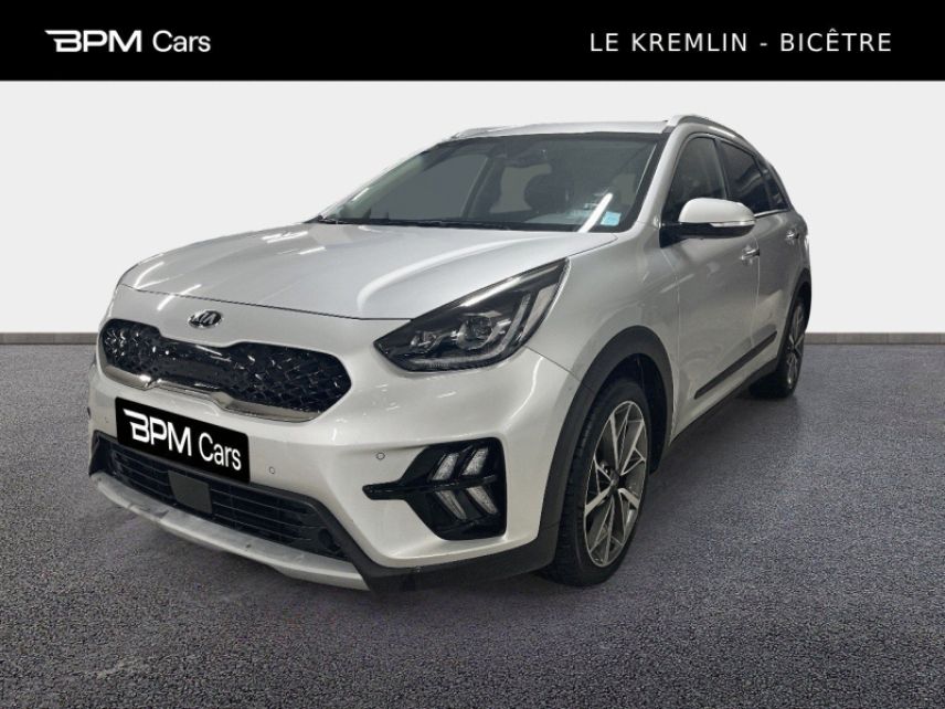 94270 : Hyundai Kremlin-Bicêtre - BPM Cars - KIA Niro - Niro - Gris Aluminium - Traction - Hybride : Essence/Electrique