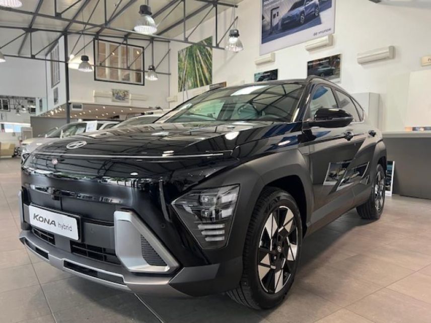 89100 : Hyundai Sens - APS - HYUNDAI Kona - Kona - Abyss Black perlé métallisé - Traction - Hybride : Essence/Electrique