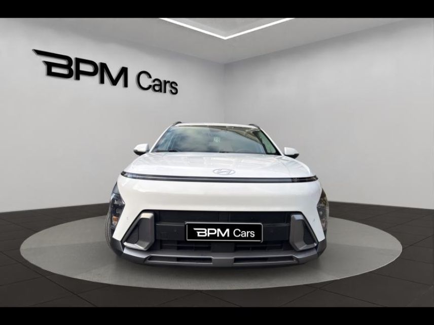 75013 : Hyundai Paris 13 - BPM Cars - HYUNDAI Kona - Kona - Atlas White - Traction - Hybride : Essence/Electrique