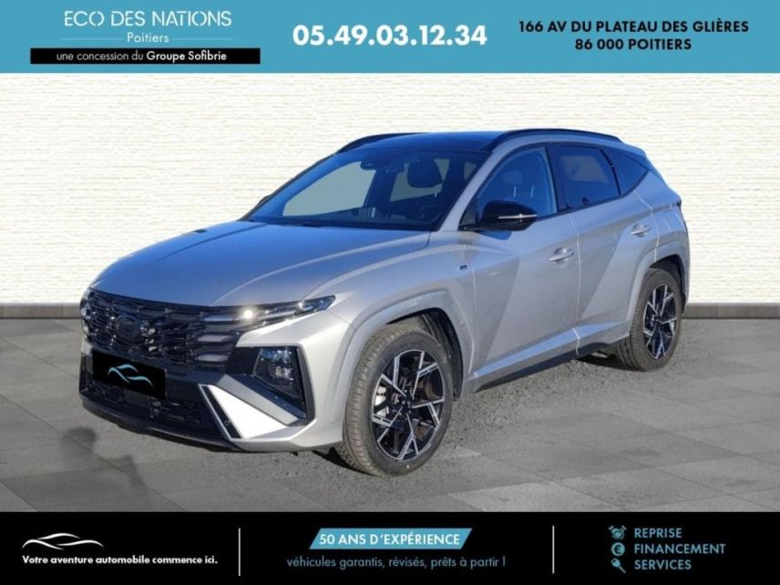 86000 : Hyundai Poitiers - Eco des Nations - HYUNDAI Tucson - Tucson - Shimmering Silver Métal - Traction - Hybride : Essence/Electrique