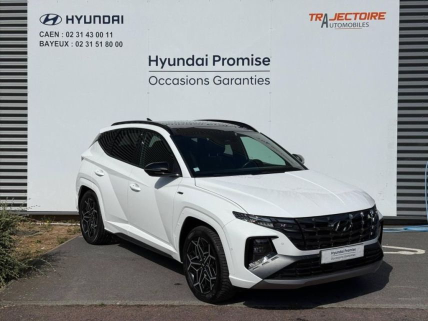 14100 : Hyundai Lisieux - Trajectoire Automobiles - HYUNDAI Tucson - Tucson - Atlas White - Traction - Hybride : Essence/Electrique