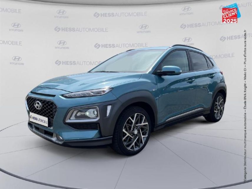 67800 : Hyundai Strasbourg - HESS Automobile - HYUNDAI Kona - Kona - Bleu - Traction - Hybride : Essence/Electrique