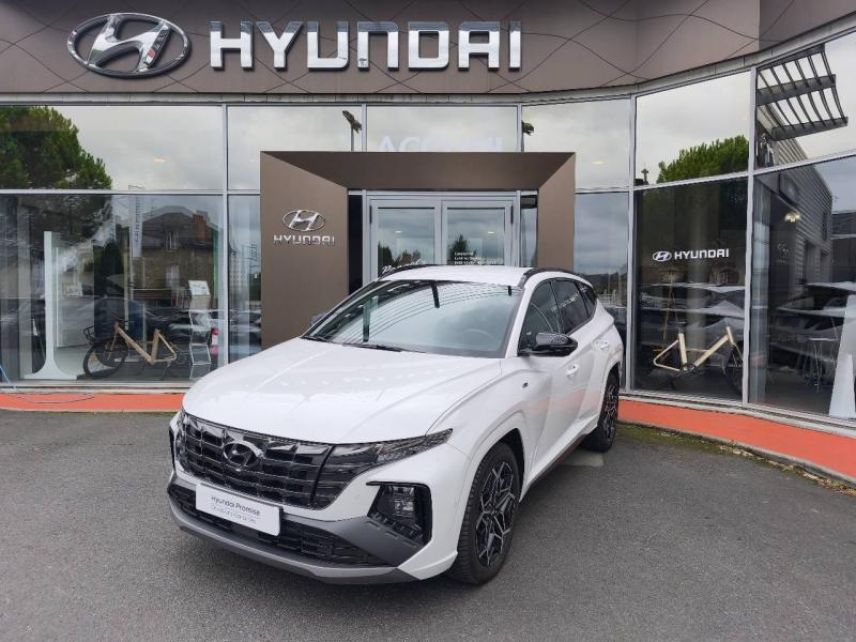 19100 : Hyundai Brive-la-Gaillarde - Garage Pouget - HYUNDAI Tucson - Tucson - Serenity White Métal - Transmission intégrale - Hybride : Essence/Electrique