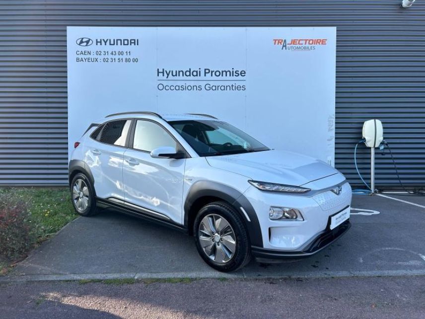 14100 : Hyundai Lisieux - Trajectoire Automobiles - HYUNDAI Kona - Kona - Chalk White Métal - Traction - Electrique