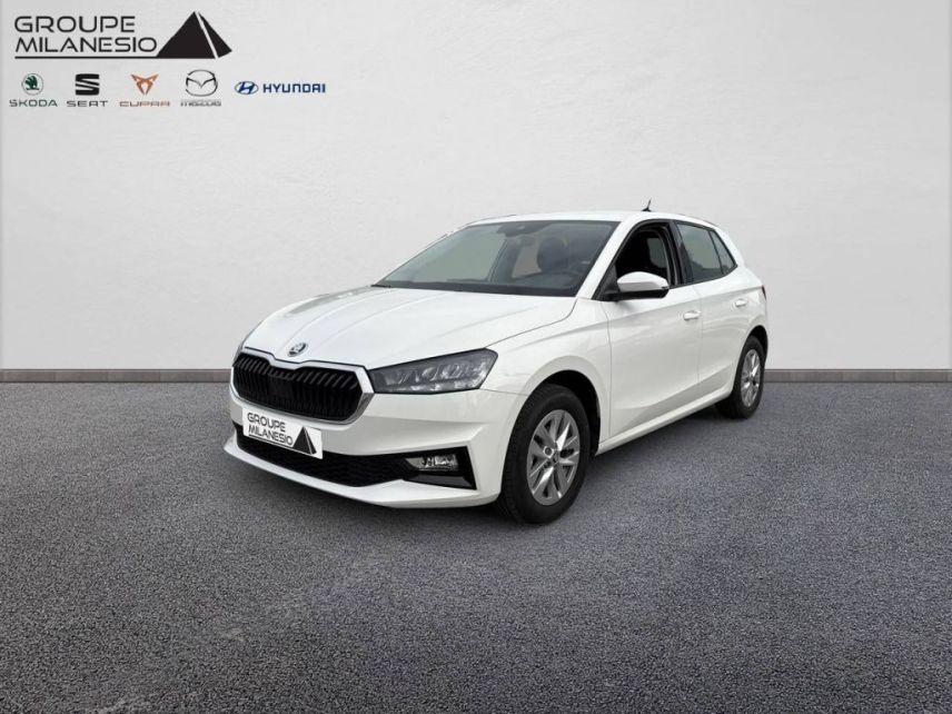 13730 : Hyundai Marignane - Cap Milanesio - SKODA FABIA Selection - FABIA IV - Blanc - Boîte manuelle - Essence sans plomb