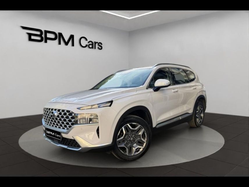 75013 : Hyundai Paris 13 - BPM Cars - HYUNDAI Santa Fe - Santa Fe - Glacier White Métal - Transmission intégrale - Hybride rechargeable : Essence/Electrique