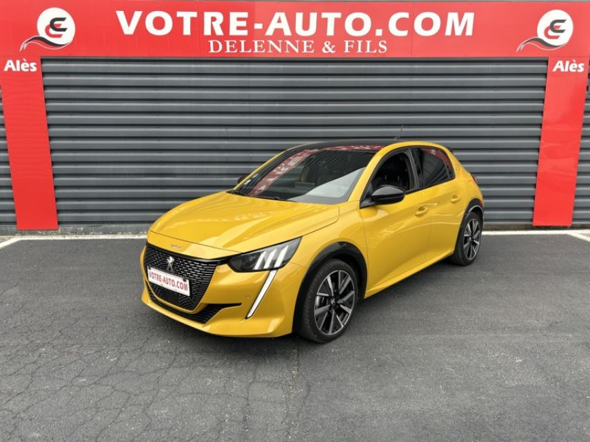 30100 : Hyundai Alès - Auto Hall - PEUGEOT 208 GT Line - 208 II - Jaune - Boîte automatique - Essence sans plomb