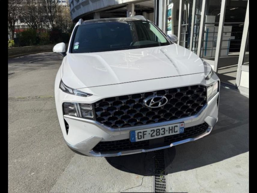 75013 : Hyundai Paris 13 - Bayard Automobiles - HYUNDAI Santa Fe - Santa Fe - Glacier White Métal - Traction - Hybride : Essence/Electrique