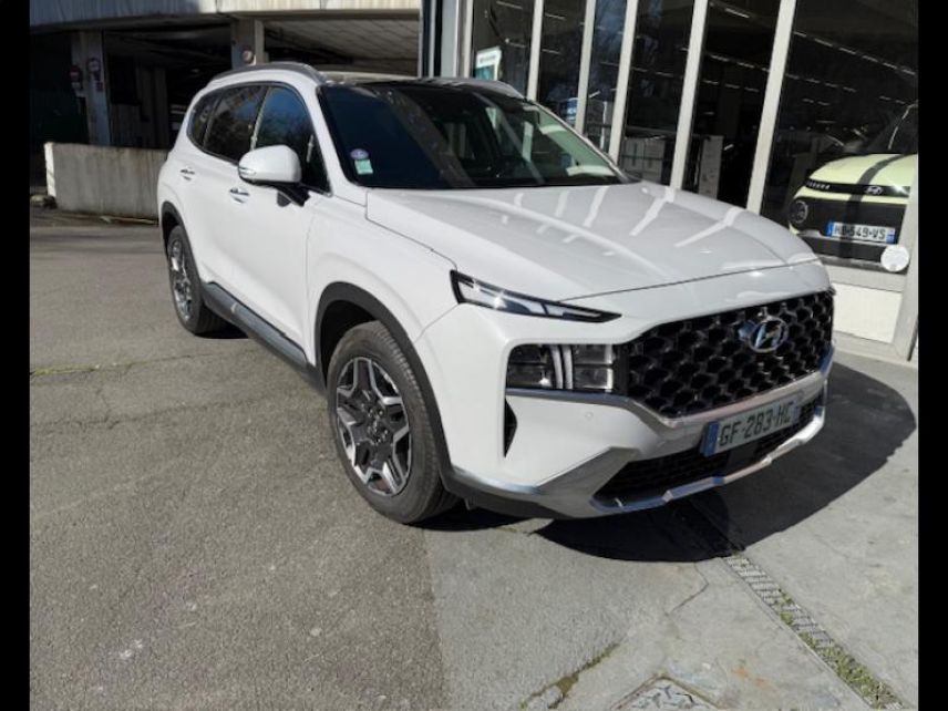 75013 : Hyundai Paris 13 - Bayard Automobiles - HYUNDAI Santa Fe - Santa Fe - Glacier White Métal - Traction - Hybride : Essence/Electrique