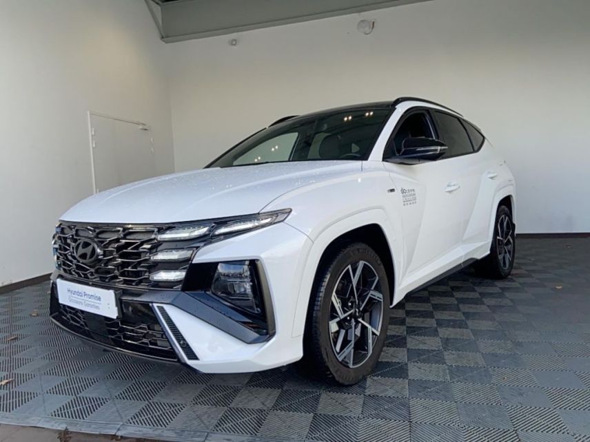 85000 : Hyundai MoceanRent | La Roche-sur-Yon - Océane Auto - HYUNDAI TUCSON N Line Creative - TUCSON IV - Blanc - Boîte automatique - Essence / Courant électrique