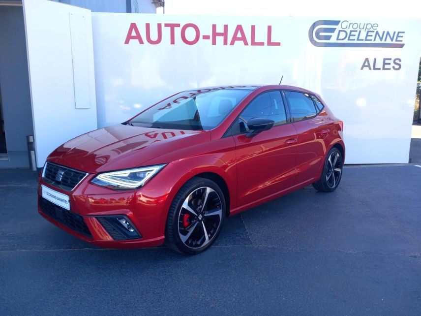 30100 : Hyundai Alès - Auto Hall - SEAT IBIZA FR - IBIZA V - Rouge - Automate sequentiel - Essence sans plomb