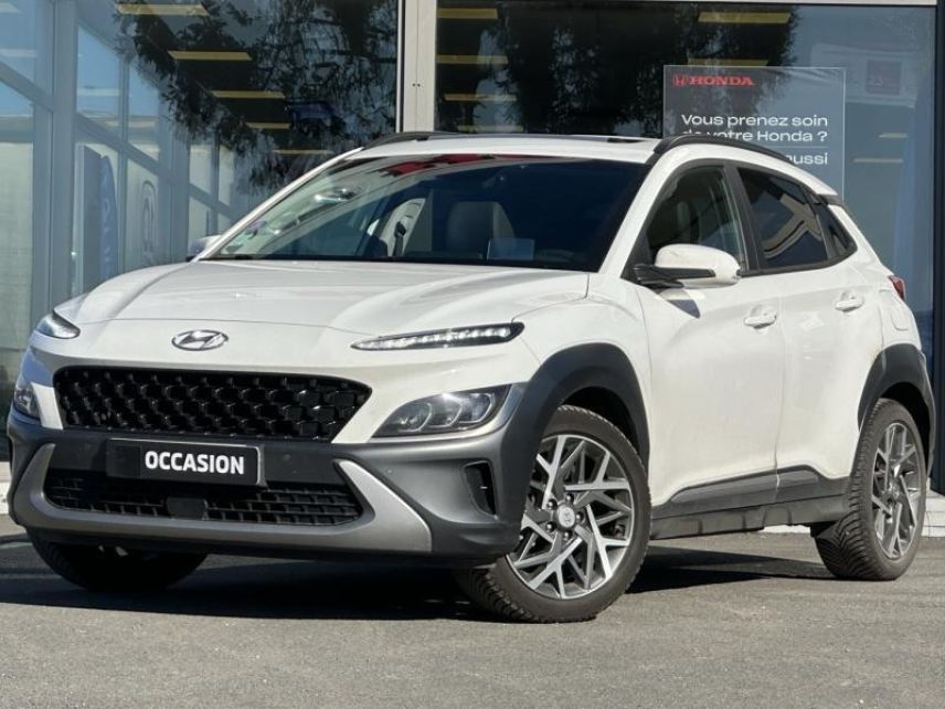 57200 : Hyundai Sarreguemines - Theobald Automobiles - HYUNDAI Kona - Kona - Atlas White - Traction - Hybride : Essence/Electrique
