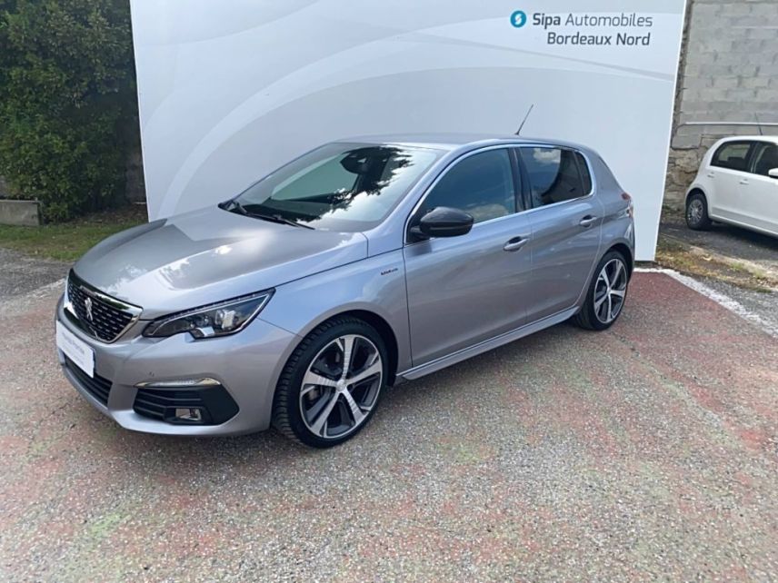33110 : Hyundai Bordeaux Nord Le Bouscat - Sipa Automobiles - PEUGEOT 308 GT Line - 308 II - GRIS CLAIR - Boîte automatique - Essence sans plomb