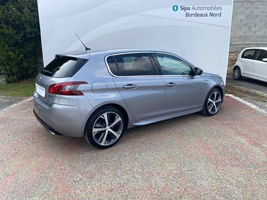 33110 : Hyundai Bordeaux Nord Le Bouscat - Sipa Automobiles - PEUGEOT 308 GT Line - 308 II - GRIS CLAIR - Boîte automatique - Essence sans plomb