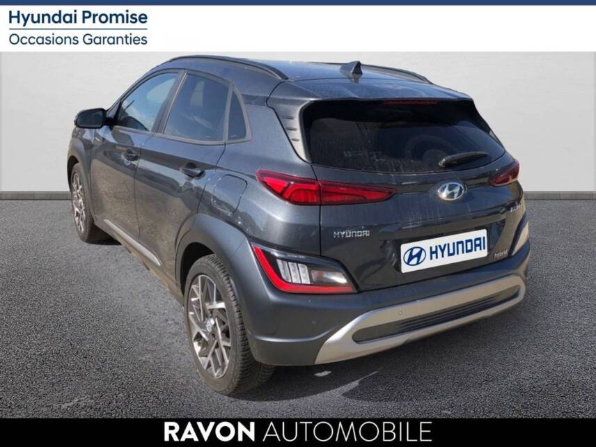 42100 : Hyundai Saint-Etienne - Ravon Automobile - HYUNDAI KONA HYBRID Executive - KONA - GRIS FONCE - Automate sequentiel - Essence / Courant électrique