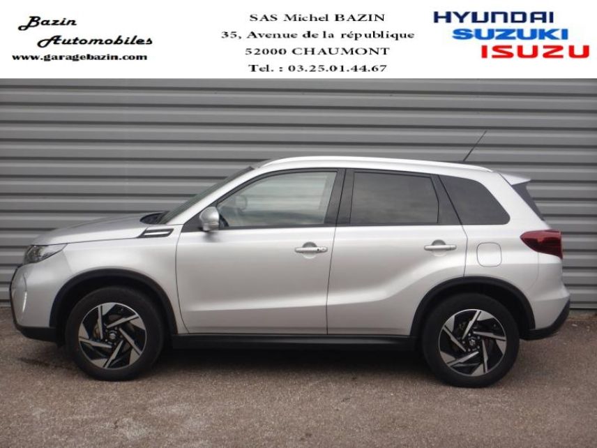 52000 : Hyundai Chaumont - Garage Michel Bazin - SUZUKI Vitara - Vitara - Silky Silver métallisé - Traction - Essence/Micro-Hybride