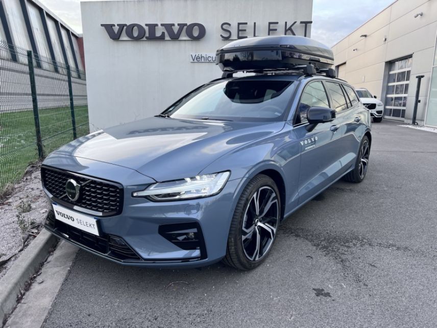 59640 : Hyundai Dunkerque - Europ&#039;Auto - VOLVO V60 - V60 - Gris Tonnerre Métallisé - Traction - Diesel/Micro-Hybride