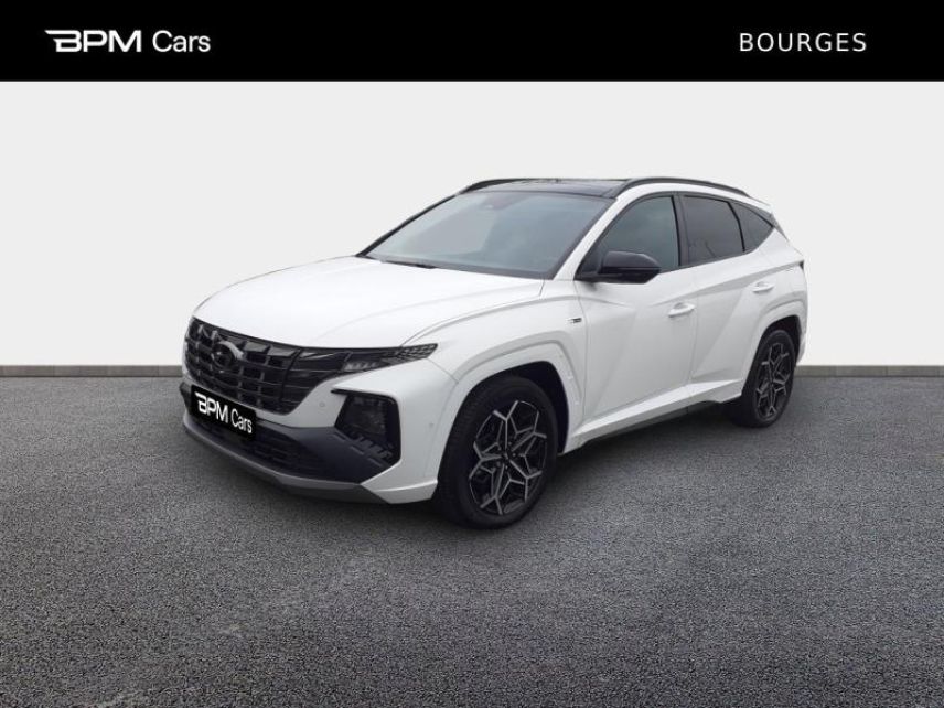 18230 : Hyundai Bourges - ELLIPSE Automobiles - HYUNDAI Tucson - Tucson - Serenity White Métal - Traction - Hybride : Essence/Electrique